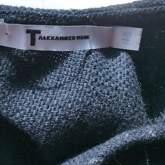 Alexander Wang Textured Pinstripe Dress S - Picture 4 of 11